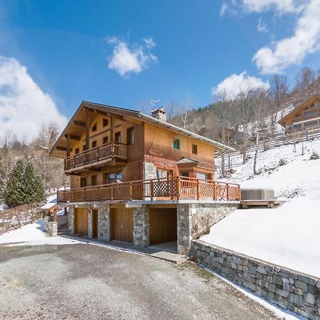Chalet Himalaya , 10 Person Chalet With 5 Ensuite Bedrooms And Outdoor Jacuzzi In Meribel Centre Esterno foto